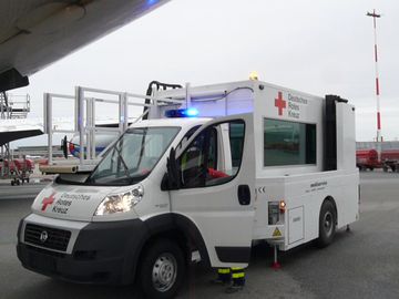 Rettungwagen in voller Fahrt